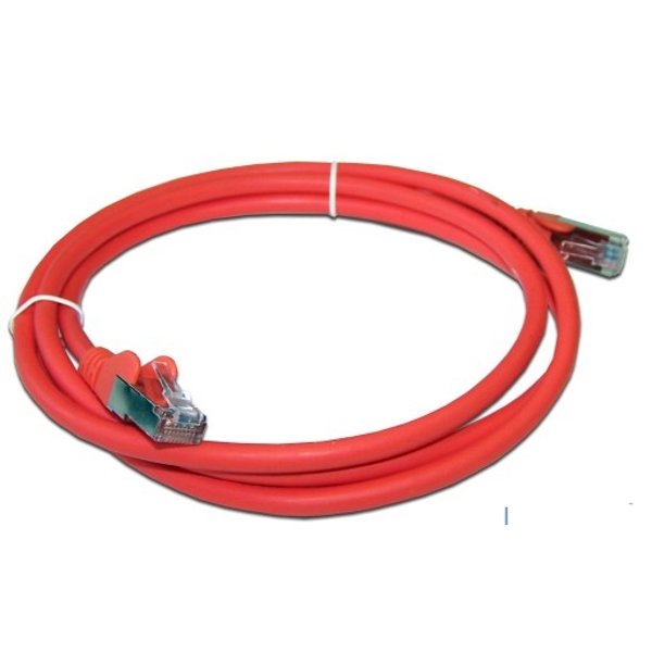 Патч-корд LANMASTER LSZH FTP кат.6, 1.0 м, красный