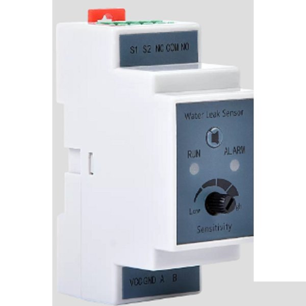 REM Модуль обнаружения протечки R-WL-1S, реле NO/NC + Modbus, установка на DIN-рейку, питание 10-30 VDC R-WL-1S