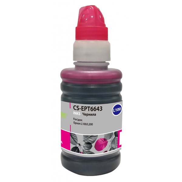 CACTUS CS-EPT6643 Чернила для Epson L100, пурпурные, 100ml