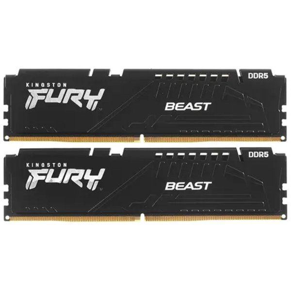 Kingston DDR5 DIMM 32GB 5600 FURY Beast Black EXPO (Kit 2*16gb) 1RX8 36-38-38 1.25V KF556C36BBEK2-32