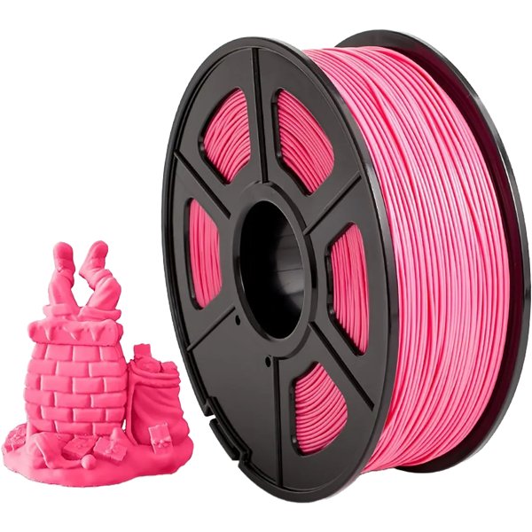 Филамент NVPRINT ABS Pink для 3D печати диаметр 1.75мм  длина 330 метров  масса 1 кг