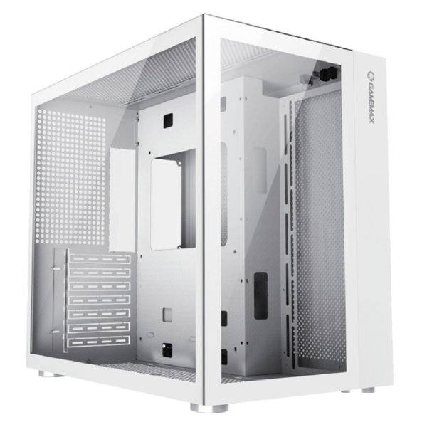 GameMax Корпус Infinity без БП (Midi Tower, ATX, Белый, USB 3.0+Type C, Зак. стекло)