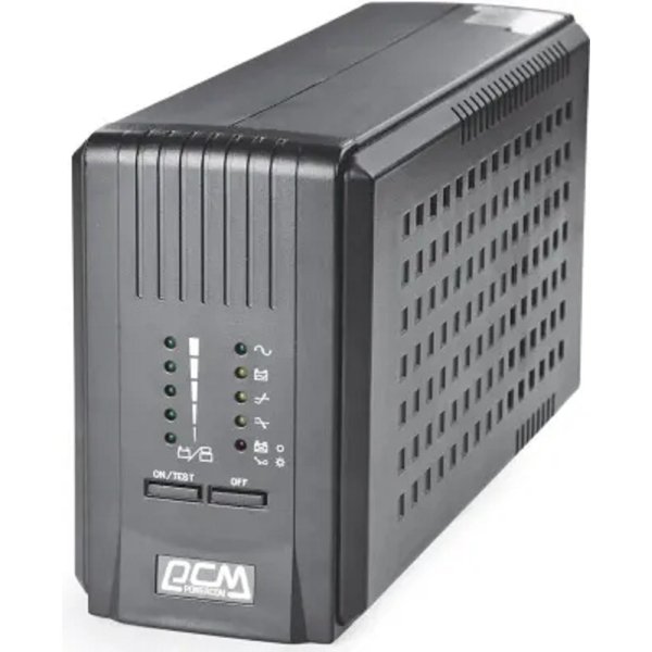PowerCom Smart King Pro+ SPT-500-II ИБП {Line-Interactive, 500 ВА / 400 Вт, Tower,3 xC13 с резервным питанием и 2 xC13 с фильтрацией, USB, USB} (1154030)