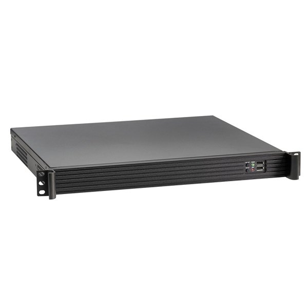 Exegate EX279686RUS Серверный корпус Exegate Pro 1U390-01 <RM 19", высота 1U, глубина 390, без БП, USB>