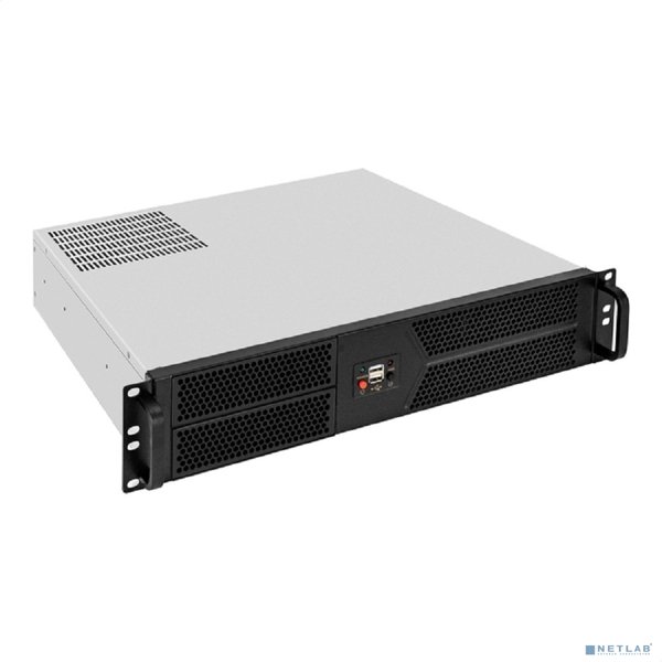Exegate EX299981RUS Серверный корпус ExeGate Pro 2U400-04 <RM 19", высота 2U, глубина 400, БП 1000PAS, 2*USB>