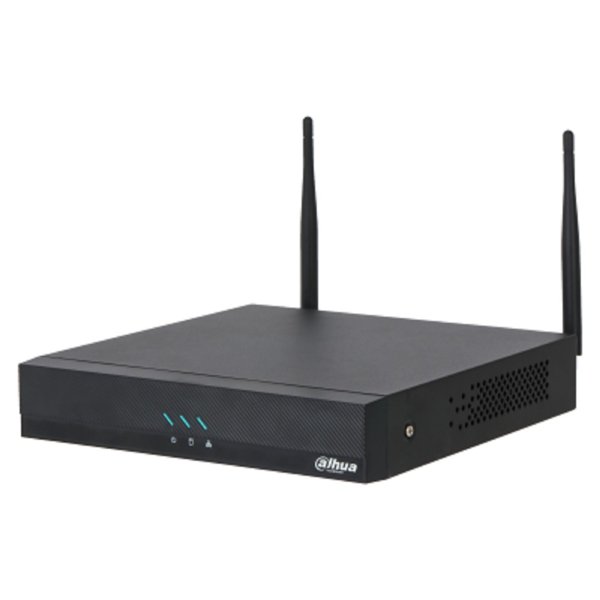 DAHUA DHI-NVR2108HC-W 8-канальный IP-видеорегистратор H.265+ с W-Fi и ИИ Входящий поток до 80Мбит/с;  1 SATA III до 20Тбайт;  1 HDMI, 1 VGA; 1 RJ45 100Мбит/с, Wi-Fi 2.4ГГц, 5ГГц