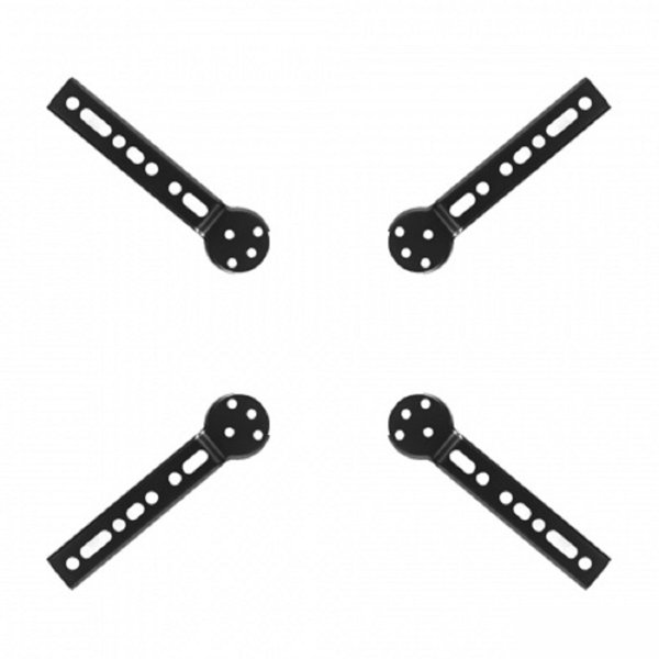 Kromax ADAPTER-400 black,  Кр. стал. наст. для TV 20"-65", max 40 кг, max VESA 400x400 мм.