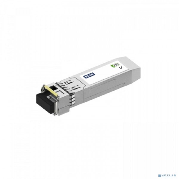 NTSS Модуль NTSS SFP+, 10Гбит/с, разъём LC, рабочая длина волны 1330/1270нм, SM, WDM, дальность до 40км, ОБ 16дБ, DDM NTSS-SFP+10G-32-40LD