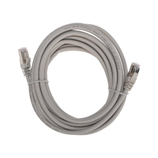 Rexant (02-0390-5) Патч-корд S/FTP, CAT 6A (10G), RJ45-RJ45, 28AWG, LSZH, серый, 5м