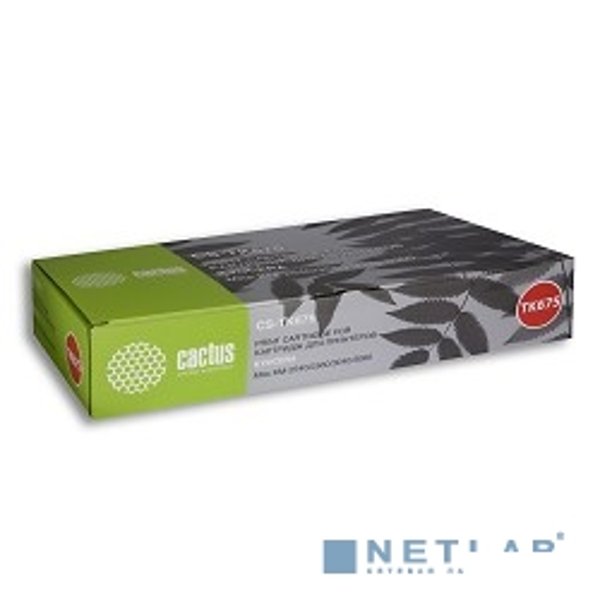 TK-675_CACTUS Тонер-картридж CACTUS (CS-TK675) для МФУ Kyocera Mita KM 2540/2560/3040/3060,черный, 20000 стр. (туба, 1170 г.)