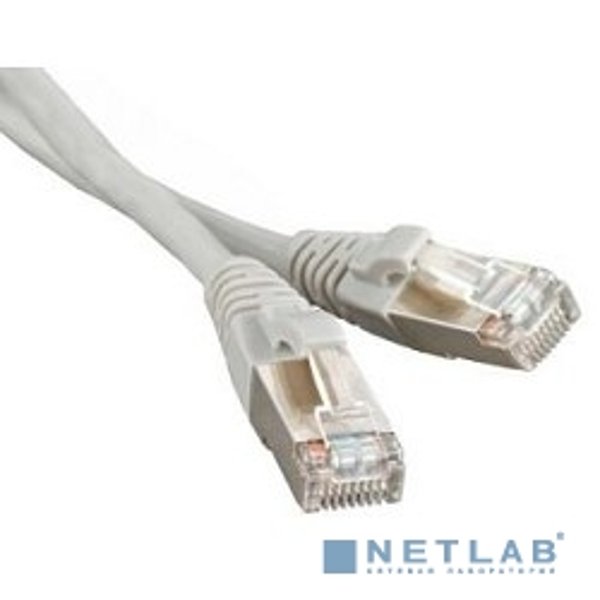 Hyperline PC-LPM-STP-RJ45-RJ45-C6a-2M-LSZH-GY Патч-корд FTP, экранированный, Cat.6a, LSZH, 2 м, серый