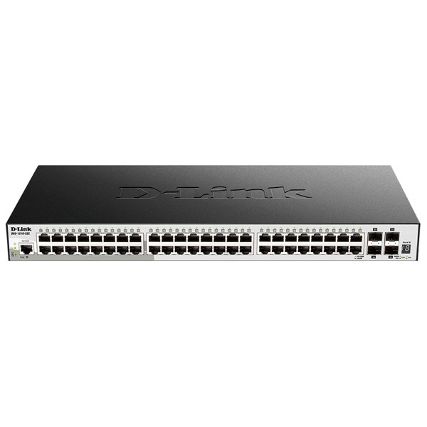 D-Link DGS-1510-52X/A2A PROJ Управляемый L2+ стекируемый коммутатор с 48 портами 10/100/1000Base-T и 4 портами 10GBase-X SFP+