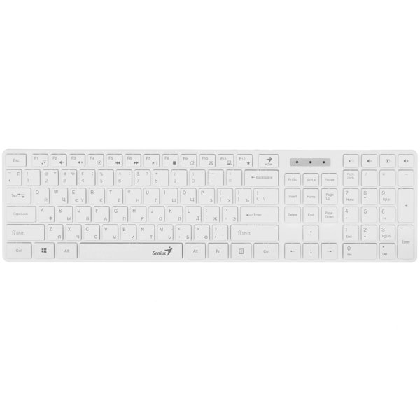Клавиатура Genius SlimStar 126 White USB [31310017410]
