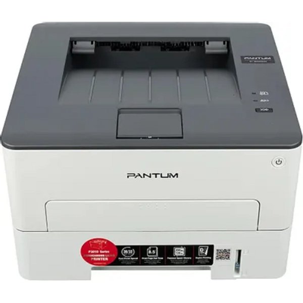 Pantum P3010D Принтер, Mono Laser, дуплекс, A4, 30стр/мин, 1200 х 1200dpi, 128Mb, USB, стартовый картридж 1000стр., серый корпус (P3010D)