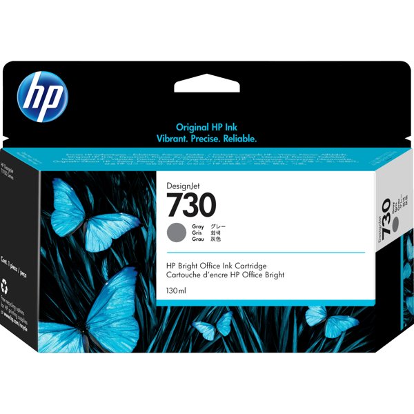HP P2V66A Картридж HP 730 серый {HP DesignJet T1700, (130 мл)}