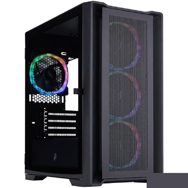 1STPLAYER TRILOBITE T4 MESH ARGB Black / mATX / 4x120mm ARGB fans / T4-BK-4FS7