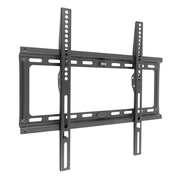 Kromax IDEAL-3 new black,  Кр. стал. наст. для TV 22"-65", max 50 кг, 0 ст св., от ст. 23 мм, max VESA 400x400 мм.