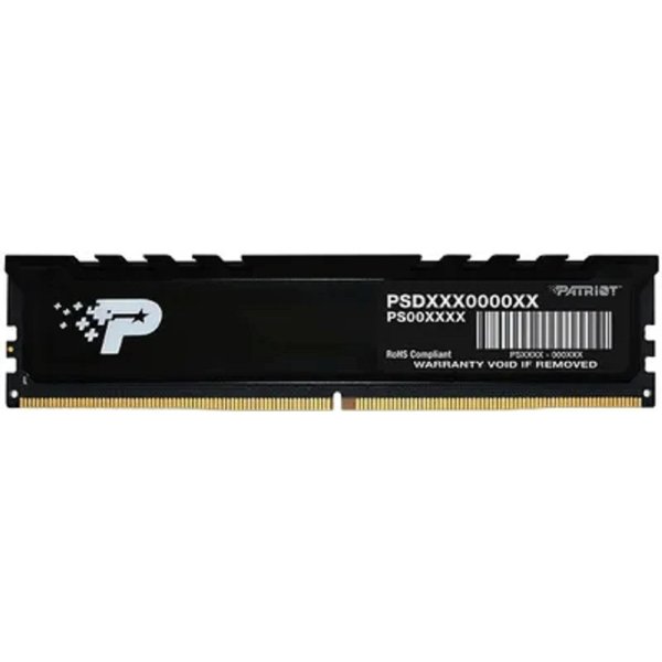 Patriot DDR5 DIMM 16GB 5600MHz PSP516G560081H1 Signature Premium RTL PC5-44800 CL46 288-pin 1.1В single rank с радиатором Ret