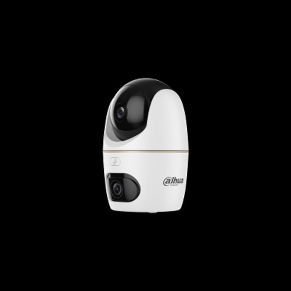 DAHUA DH-H5D-5F (DH-IPC-H5DP-5F-0360B) Мини-PT IP-видеокамера с панорамным модулем с Wi-Fi 5Мп; 1/3.2" CMOS; 3.6мм; ИК 30м, LED 30м; обнаружение людей, домашних животных; встроенные микрофон+динамик;
