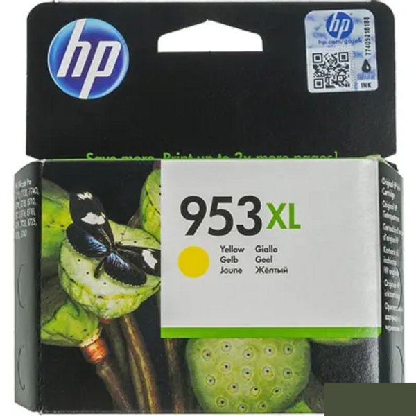 HP F6U18AE Картридж струйный  №953XL желтый {OJP 8710/8720/8730/8210 (1600стр.)}