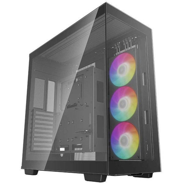Deepcool CH780 black (ATX, без БП, ARGB, 4xUSB3.2 Type-A + USB3.2 Type-C) (R-CH780-BKADE41-G-1)
