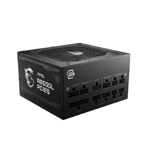 Блок питания MSI MAG A850GL PCIE5 , 850W, 80+ Gold, полностью модульный, ATX 3.0, PCIE5