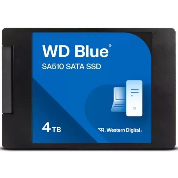 WD SSD Blue SA510 WDS400T3B0A 3D NAND 4ТБ 2,5" SATA-III (TLC)
