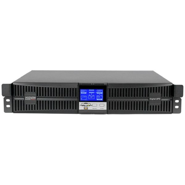 ИБП HIDEN EXPERT UDC9202H-RT, внешние акб= 72В (6 АКБ), ЗУ 8A, 2 kVA/1,8 kW {С двойным преобразованием Rack/Tower 2U 2000 ВА / 1800 Вт, 6 розеток IEC-320 С13, SNMP}