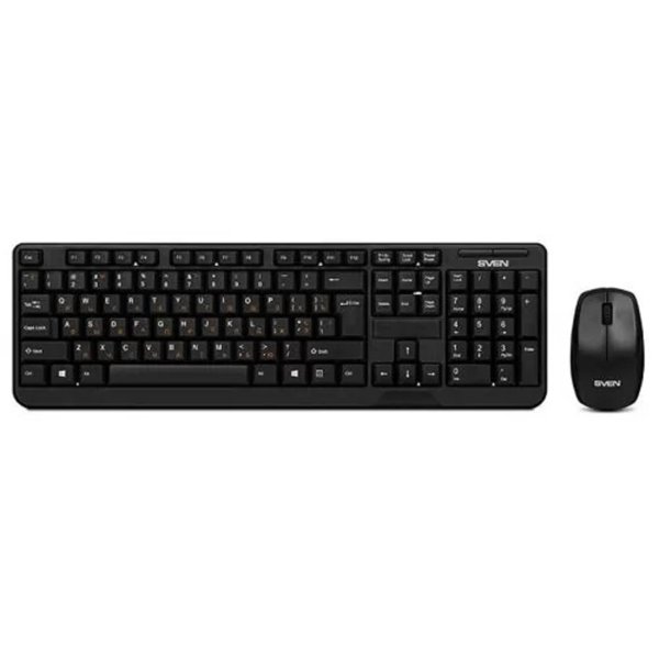 Беспроводной набор клавиатура + мышь Sven Comfort 3300 Wireless (104 кл, 1000DPI, 2+1кл.)