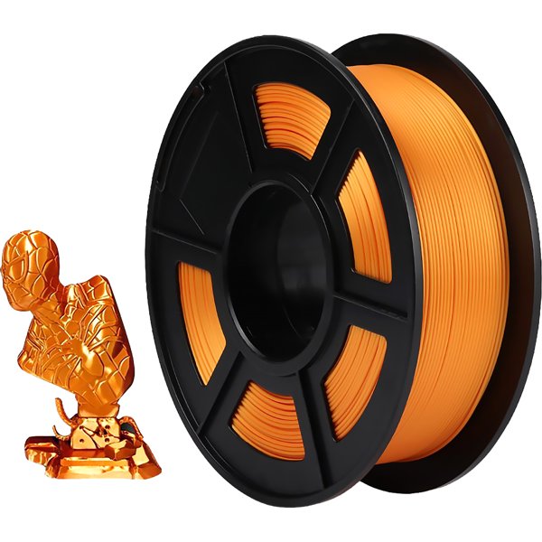 Филамент NVPRINT Silk PLA+Brass для 3D печати диаметр 1.75мм  длина 330 метров  масса 1 кг
