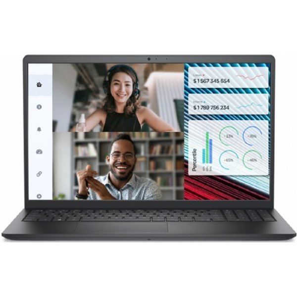 DELL Vostro 3520 [3520-5850] (КЛАВ.РУС.ГРАВ.) black 15.6" {FHD WVA i5-1235U/8Gb/512Gb SSD/Linux}