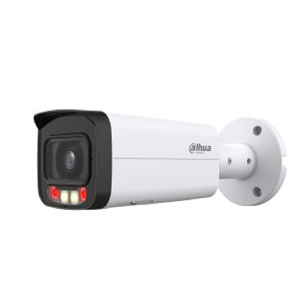 DAHUA DH-IPC-HFW2249TLP-S-PV-0360B Уличная цилиндрическая IP-видеокамера SmartDualLight 2Мп, 1/2.8” CMOS, объектив 3.6мм, видеоаналитика, микрофон+динамик, ИК 30м, LED 30м, IP67, металл