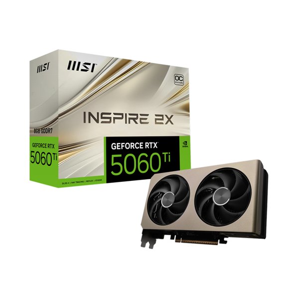 MSI GeForce RTX 5060 Ti 8G INSPIRE 2X