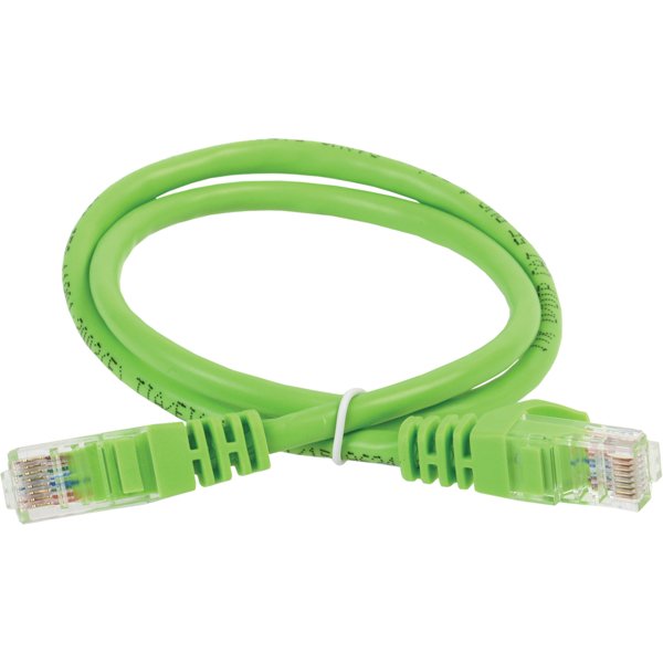 ITK RJ45(m) - RJ45(m) Cat. 5e U/UTP PVC 1м зелёный