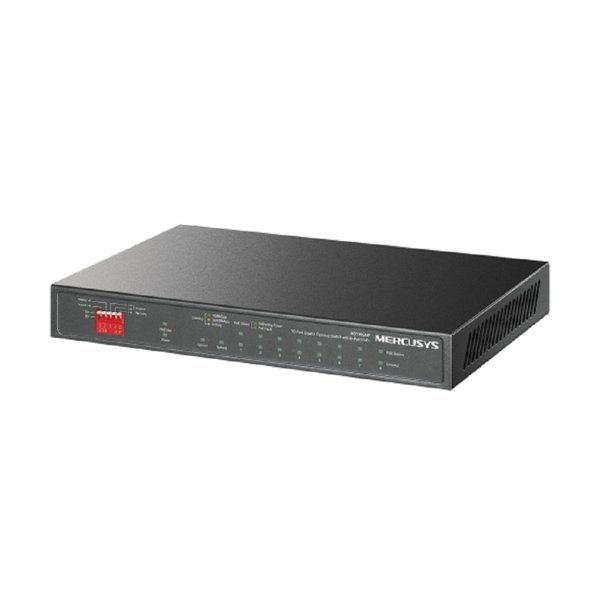 Mercusys MS110GMP 10-портовый гигабитный настольный коммутатор с 8 портами PoE+