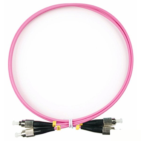 Cabeus FOP-50-OM4-FC-FC-1m Шнур оптический duplex FC-FC 50/125 mm OM4 1м LSZH