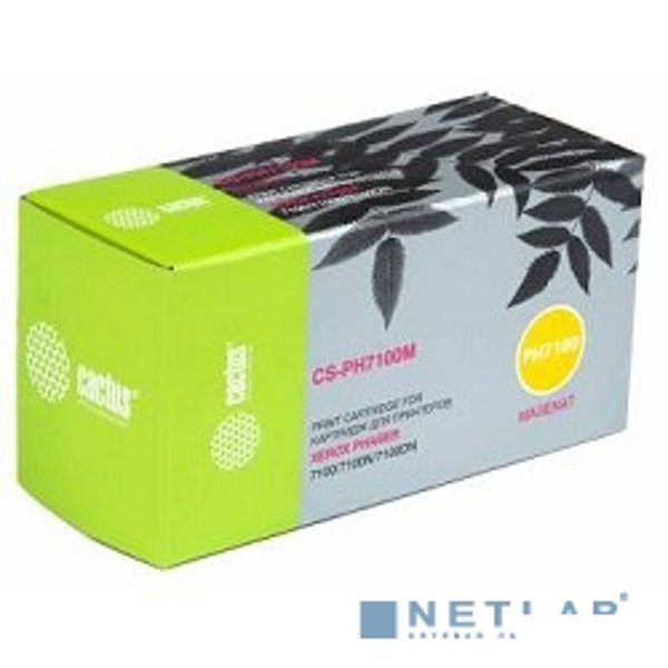 CACTUS Тонер Картридж CS-PH7100M пурпурный для Xerox Phaser 7100/7100N/7100DN (4500стр.)