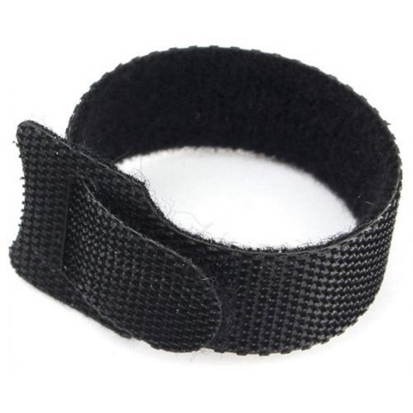 Cablexpert Хомуты-липучки на основе ленты Velcro® VT-125x11BK  125 x 11 мм, черные (12 шт.)