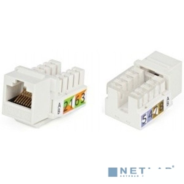 Hyperline KJ9-8P8C-C5e-90-WH Вставка Keystone Jack RJ-45(8P8C), категория 5e, белая