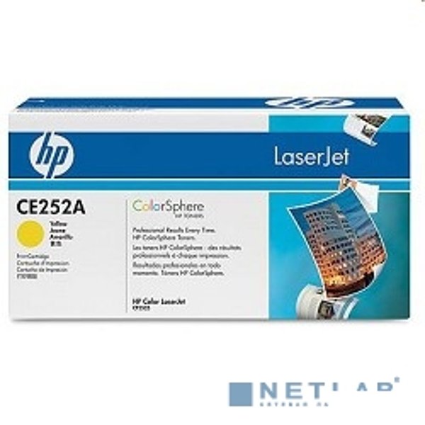 HP CE252A Картридж ,Yellow{CLJ CM3530/CP3525, Yellow, (7000стр.)}