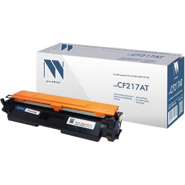 NV Print CF217A Тонер-картридж для HP LaserJet Pro M102w/M130fw (1600k) (с чипом)