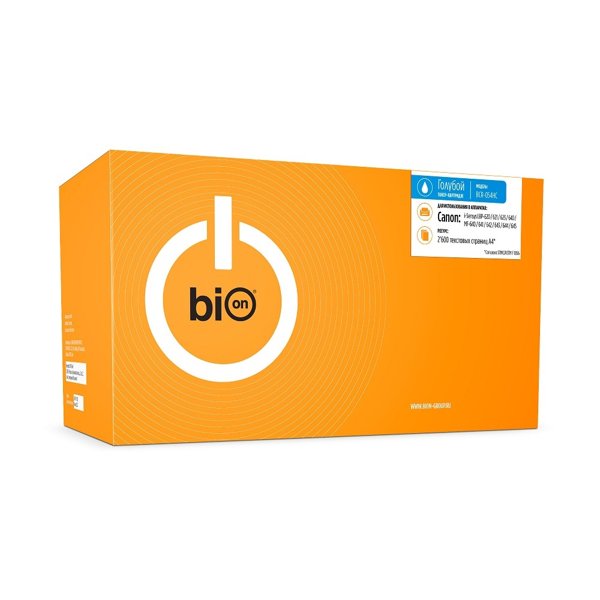 Bion BCR-054HC Картридж для Canon{ i-Sensys LBP-620/621/623/640/MF-640/641/642/643/644/645} (2300  стр.),Голубой, с чипом
